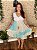 Vestido Curto Água Marinha Claro - Imagem 1