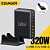 Essager 320w gan carregador 8 portas usb tipo c estação de carregamento desktop - Imagem 6
