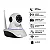 Câmera Ip Sem Fio 360° 3 Antenas HD Wifi Visão Noturna Alarm - Imagem 3