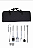 Kit Conjunto Churrasco Aço Inox Maleta 20 Peças - Imagem 3