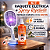 Kit Raquete Elétrica com Base + Spray Repelente 200ml - Imagem 2