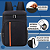Mochila Térmica Viagem Impermeável Cinza - Imagem 6