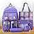 Kit Mochila Completa 5 Peças Feminina Moderna - Imagem 2