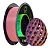Filamento Pla Matte Duo Color Laranja e Roxo 1KG Multfila 1.75mm - Imagem 1