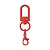 KIT 50 CHAVEIROS GANCHO DUPLO VERMELHO - Imagem 1