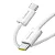 Cabo Rápido USB-C para USB-C Dynamic 4 Turbo em Nylon 100W 1 Metro Branco - Imagem 3