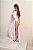 Vestido Longo Branco Fenda Lateral Olye - Imagem 1