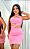 Vestido Feminino Curto com Recortes - Imagem 1