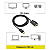 Cabo Displayport Vga dp Vga 3m 3 metros Monitor vga - Imagem 4