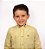 Camisa Infantil Masculina Manga Longa Amarelo - Imagem 3