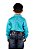 Camisa Infantil Masculina Ariat Manga Longa Azul - Imagem 3