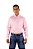 Camisa Masculina Manga Longa Stable Brand Rosa Bebê lisa - Imagem 6