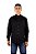 Camisa Masculina Manga Longa Stable Brand Black lisa - Imagem 1