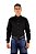 Camisa Masculina Manga Longa Stable Brand Black lisa - Imagem 5