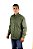 Camisa Masculina Manga Longa Stable Brand Verde Musgo lisa - Imagem 2