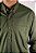 Camisa Masculina Manga Longa Stable Brand Verde Musgo lisa - Imagem 5