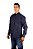 Camisa Masculina Manga Longa Stable Brand Azul Marinho lisa - Imagem 2