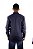 Camisa Masculina Manga Longa Stable Brand Azul Marinho lisa - Imagem 4