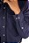Camisa Masculina Manga Longa Stable Brand Azul Marinho lisa - Imagem 6