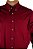 Camisa Masculina Manga Longa Stable Brand Vermelho Dark lisa - Imagem 6