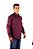 Camisa Masculina Manga Longa Stable Brand Vinho lisa - Imagem 3