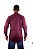 Camisa Masculina Manga Longa Stable Brand Vinho lisa - Imagem 4