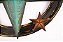 Placa decorativa Star turquesa - Imagem 4