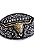 fivela country long horn black - Imagem 2