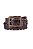 cinto croco black gold - Imagem 1