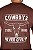 Camiseta stable Cowboys never Marrom - Imagem 9