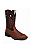 Bota masculina Flex couro amendoa e preta - Imagem 1