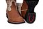 Bota Couro Havana com Cano Branco - Imagem 9