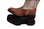 Bota Couro Havana com Cano Branco - Imagem 10