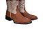 Bota Couro Havana com Cano Branco - Imagem 4