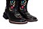 bota infantil western floral black - Imagem 4