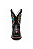 bota infantil western floral black - Imagem 2