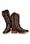 bota vimar feminina jacare tabaco - Imagem 8
