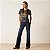 Calça jeans feminina Ariat perfect rise ophelia trouser - Imagem 3