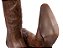 Bota Feminina Stable Brand Marrom Bordada - Imagem 9