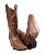 Bota Feminina Stable Brand Marrom Bordada - Imagem 8