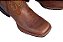 Bota Masculina Marrom Cano bordado verde e bege - Imagem 15