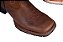 Bota Masculina Marrom Cano bordado verde e bege - Imagem 6