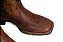 Bota Masculina Marrom Cano bordado verde e bege - Imagem 7