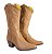 Bota Feminina Stable Brand bico fino fossil havana - Imagem 2