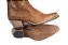 Bota Feminina Stable Brand bico fino fossil marrom costura bege - Imagem 11