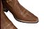 Bota Feminina Stable Brand bico fino fossil marrom costura bege - Imagem 10