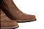 Bota Feminina Stable Brand bico fino fossil marrom costura bege - Imagem 7