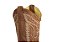 Bota Feminina Stable Brand bico fino fossil marrom costura bege - Imagem 4