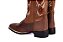 Bota Feminina Stable Brand flor marrom - Imagem 16