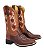 Bota Feminina Stable Brand flor marrom - Imagem 2